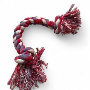Pink, purple & white rope DOG TOY ROPE #dogtoy #petaccessories #dogsupplies #dog